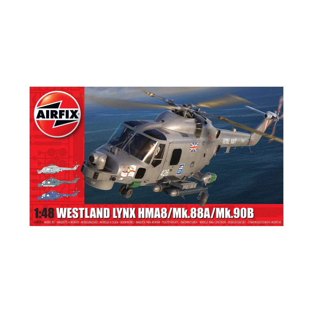 Helicoptère WESTLAND LYNX HMA8 Mk88 Mk90 1/48 Maquette AIRFIX