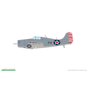 Grumman F4F WILDCAT 1/48 US WWII Dual Combo Fighter 1/48 maquette EDUARD ProfiPACK