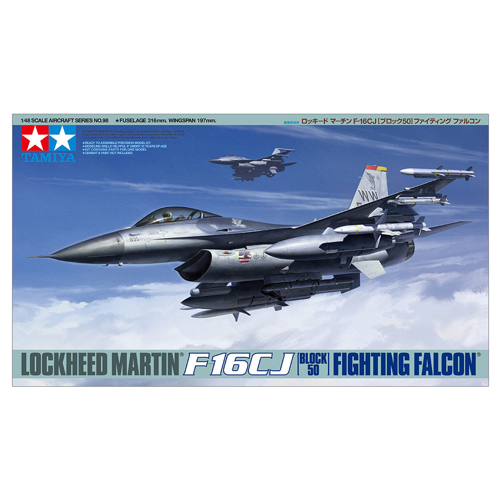 Lockheed Martin F-16 CJ Fighting Falcon maquette 1/48 TAMIYA