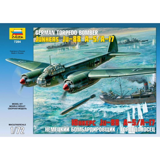 Junkers Ju-88A-5 A-17 maquette 1/72 ZVEZDA