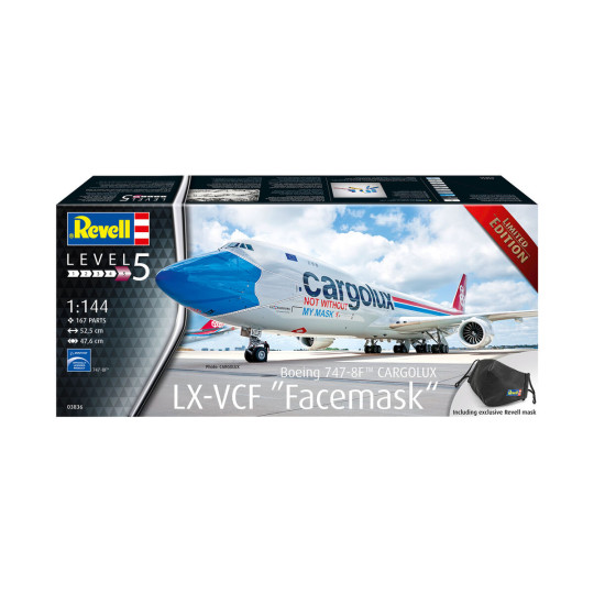 Boeing 747-8F Cargolux maquette 1/144 REVELL