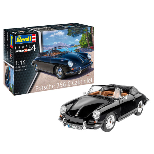 Porsche 356 C cabriolet maquette 1/16 REVELL