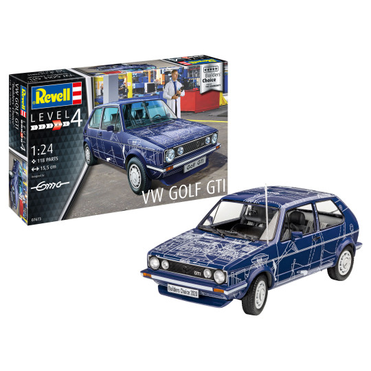 VW GOLF 1 GTI maquette  1/24 ème REVELL