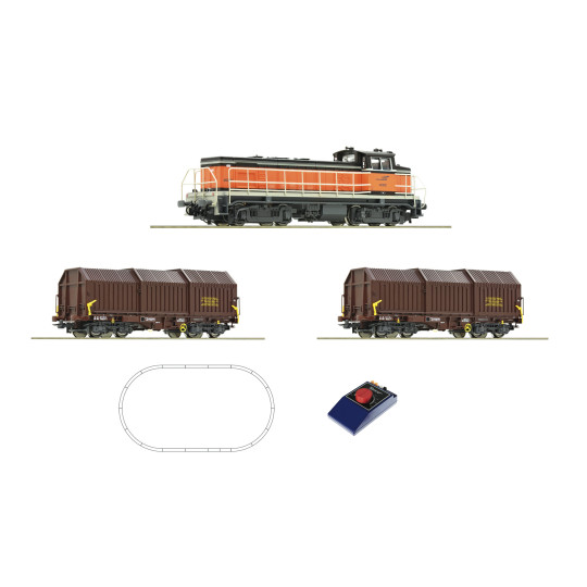 Coffret de départ Analogique BB 63000 Marchandises HO 1/87 ROCO