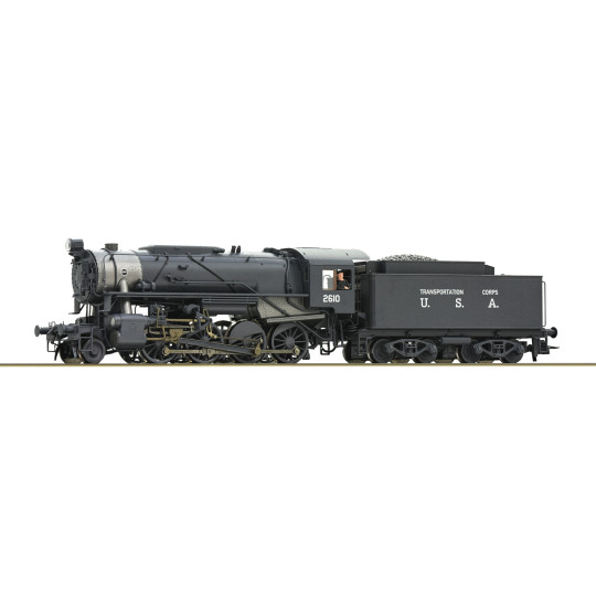 Locomotive Vapeur 140 USATC S160 Digital SON 1/87 HO ROCO