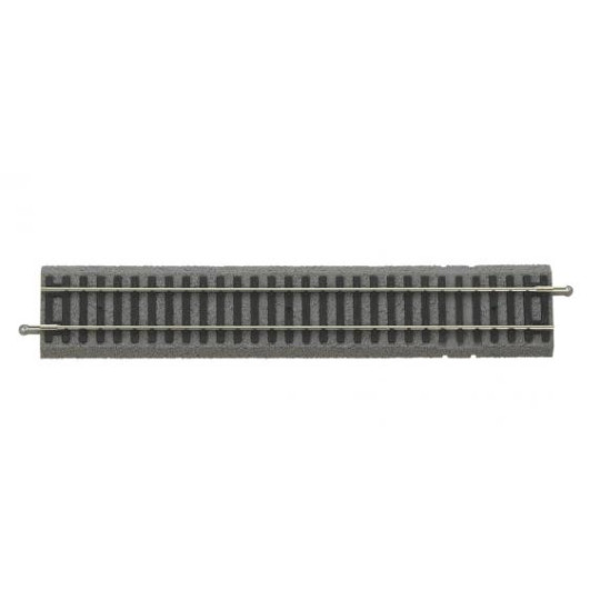 Rail droit ballasté pour alimentation 23mm 1/87 HO PIKO