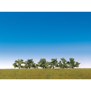6 buissons à fleurs blanches 1/87 HO FALLER