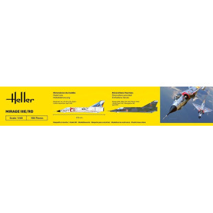 Dassault MIRAGE III E R maquette 1/48 HELLER