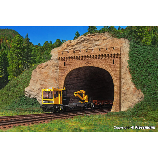 Portails de tunnel voie double 1/87 VOLLMER