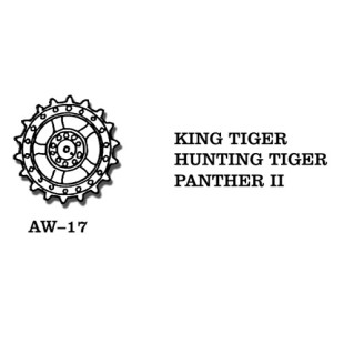 Char tank ROUES pour Maquette Tigre 2 KING TIGER 1/35 FRIULMODEL