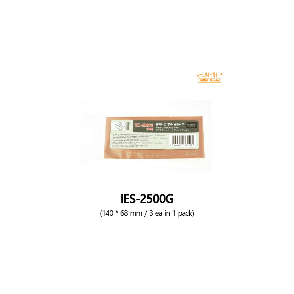 3 Films à polir induction électrostatique grain 2500 INFINI MODEL