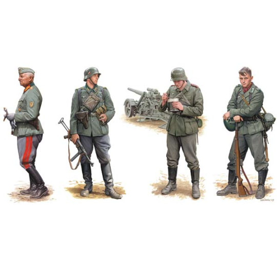 Soldats allemands Sebastopol 1941-42  1/35 DRAGON