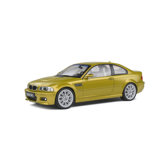 BMW E46 M3 Coupé 2000 Phénix Yellow 1/18 SOLIDO