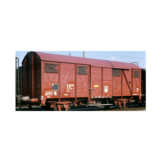 Wagon fourgon couvert essieux GS "EUROP" SNCF 1/87 HO BRAWA