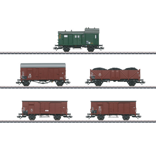 Set de 5 Wagons marchandises 1/87ème MARKLIN
