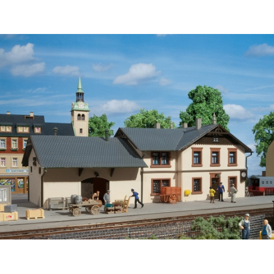 Maquette Gare de Oberrittersgrün 1/87 HO AUHAGEN