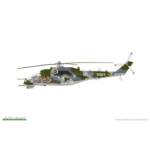 Hélicoptère soviétique Mil Mi-24V/VP Hind Edition Limitée 1/48 EDUARD