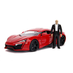 LYKAN Hypersport de DomFast & Furius avec figurine 1/18 JADA TOYS