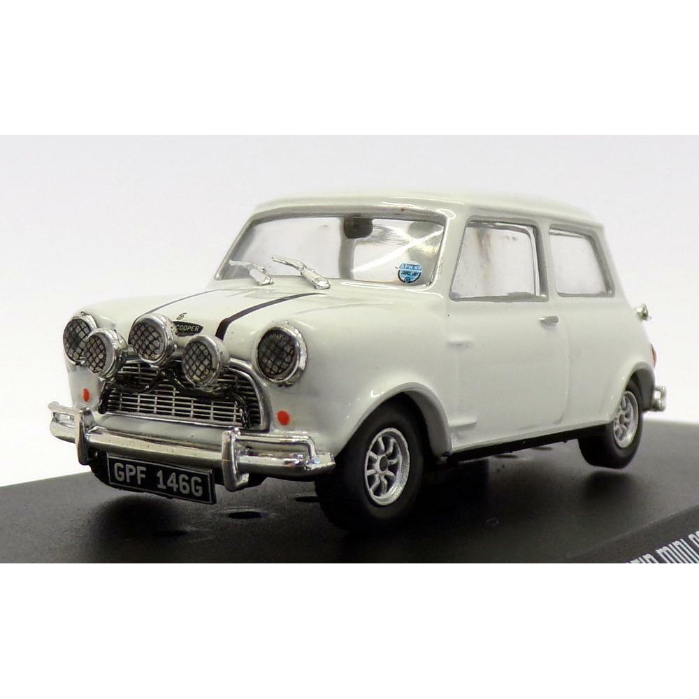 AUSTIN Mini COOPER S blanche Braquage à l'italienne 1/43 GREENLIGHT