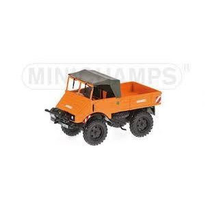 MB UNIMOG 401 1951 ORANGE 1/43 MINICHAMPS