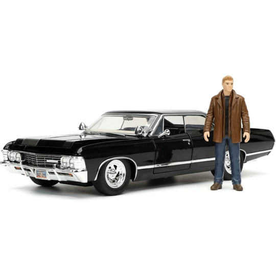 CHEVROLET Impala 1967 avec figurine Dean Winchester 1/24 JADA TOYS