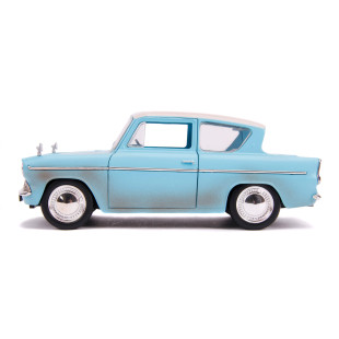 FORD Anglia & figurine Harry Potter 1/24 JADA TOYS