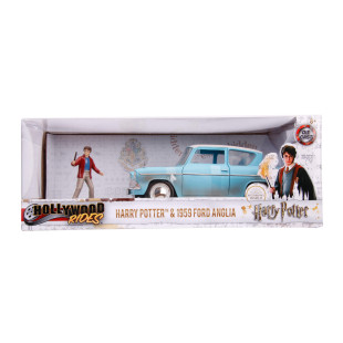 FORD Anglia & figurine Harry Potter 1/24 JADA TOYS