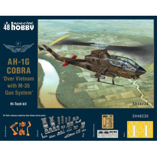 Hélicoptère d'attaque US AH-1G Cobra maquette 1/48 SpecialHobby