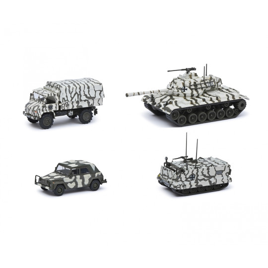 Set de camouflage hiver 1/87 SCHUCO