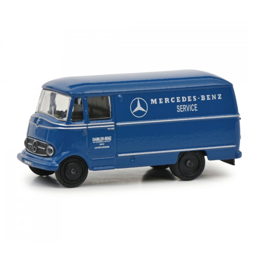 Mercedes Benz L319 tôlé Bleu 1/87 SCHUCO