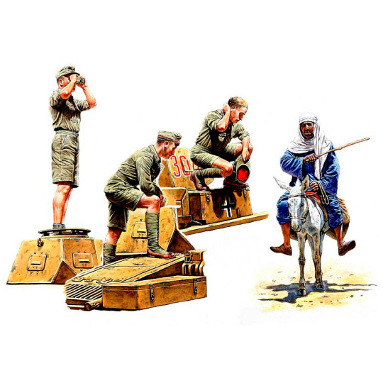 Deutsches Afrika Korps & Civil Arabe 1/35 MB