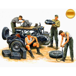 Equipe d'entretien motocycliste allemande  1/35 MB