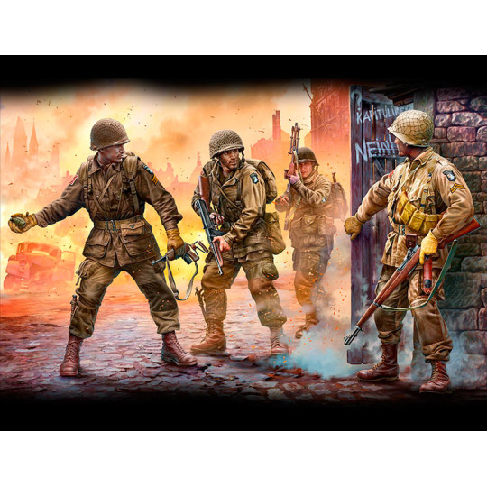 "Take one more grenade!" Screaming Eagles 101st Airborne Div 1/35 MasterBox