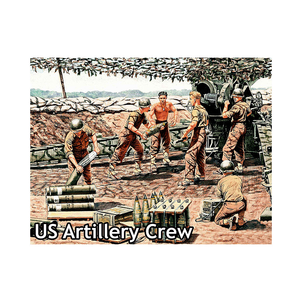 Set artilleurs US army 1944-1945 1/35 MB
