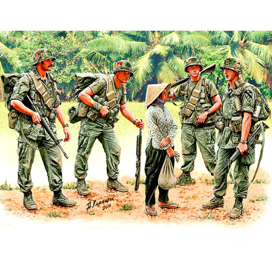 1st Air Cavalery Vietnam 1968 1/35 Master Box