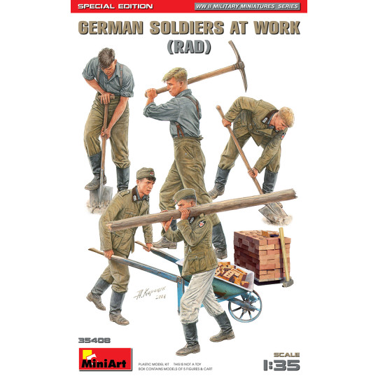 Soldats allemands au travail 1/35 MINIART