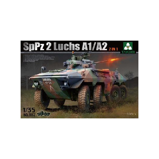 Véhicule blindé sur roues SpPz 2 " LUCHS" A1/A2 Bundeswehr (2 In 1) 1/35 TAKOM