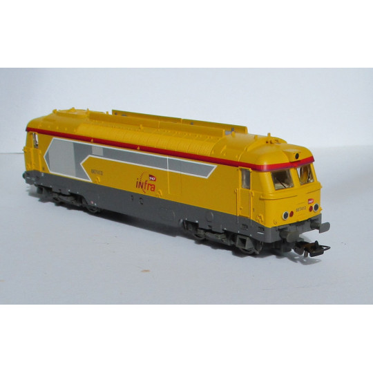 Locomotive diesel SNCF Infra BB 67400 67412 HO 1/87 PIKO HOBBY