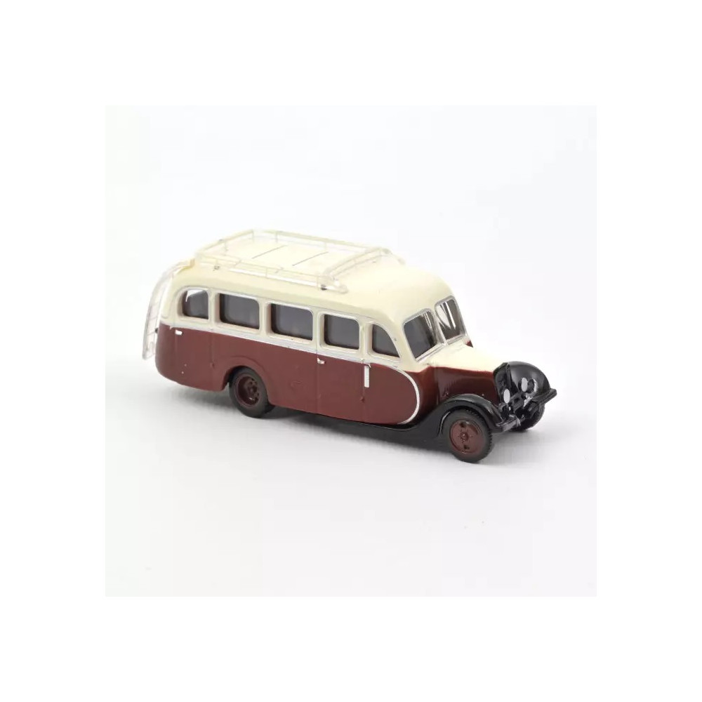 AUTOCAR BUS  Citroën U23 1947 marron et crème 1/87 NOREV