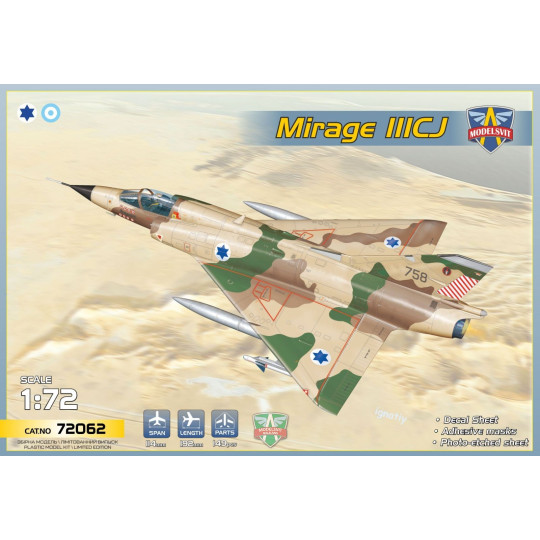 Dassault Mirage III CJ 1/72 MODELSVIT