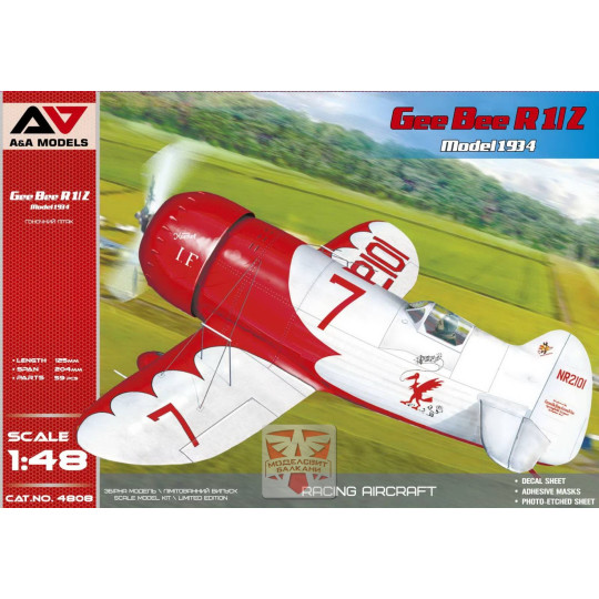 GranvilleBrothers Gee Bee R1/R2 (1934 version) maquette 1/48 MODELSVIT