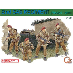 Soldats GB Army WW2 SAS France 44 maquette 1/35 DRAGON