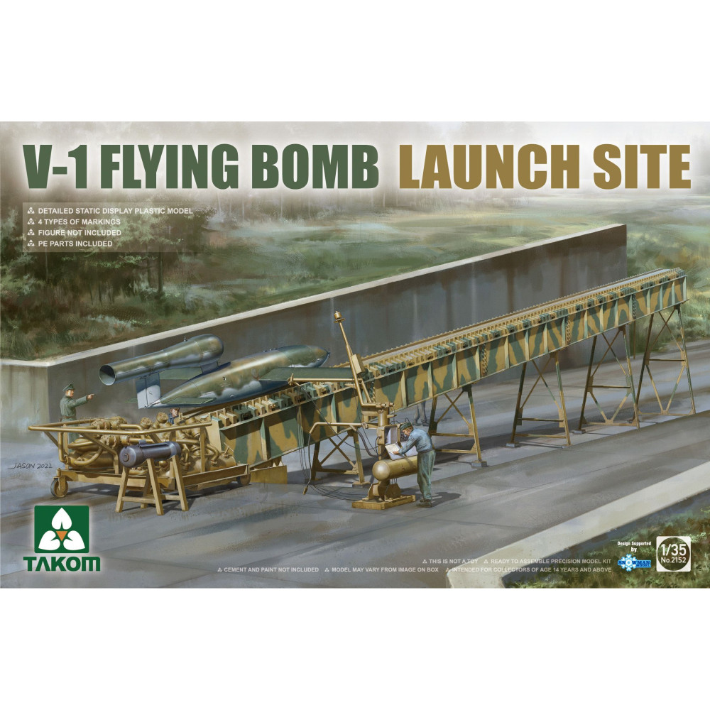 Missile Fieseler Fi 103 V-1 & rampe de lancement 1/35 TAKOM