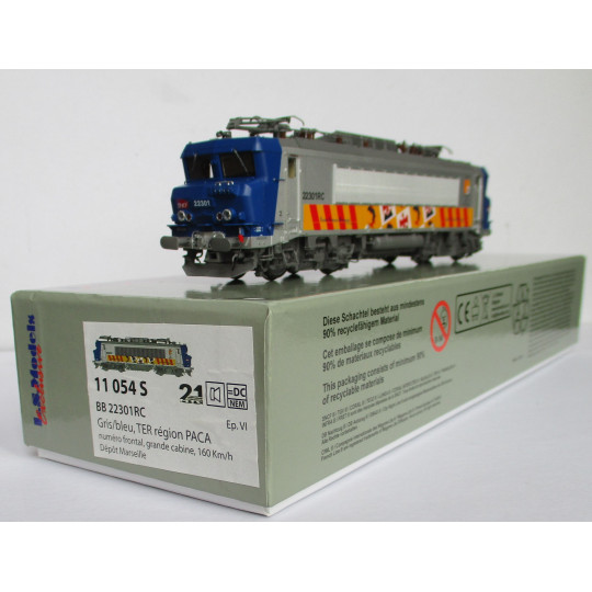Loco electrique Digital SON BB 22300 22301RC TER PACA SNCF 1/87 HO LS Models