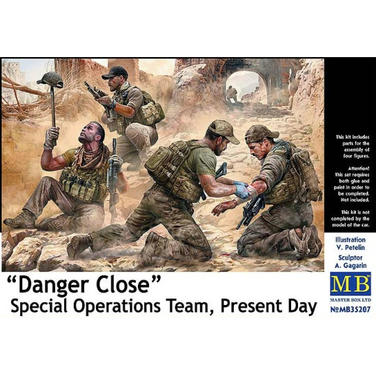 "Danger proche" Opérations Spéciales Moyen Orient 2019 1/35 MasterBox