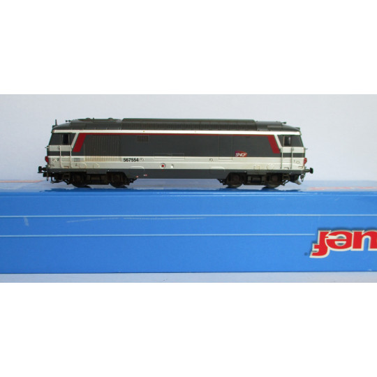 Locomotive DIESEL Digital BB 67000 67400 67554 Multiservice  1/87 JOUEF