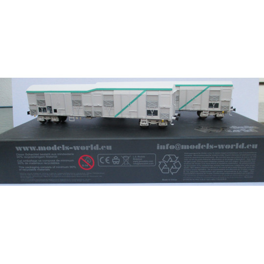 Coffret 2 Wagons Couverts...