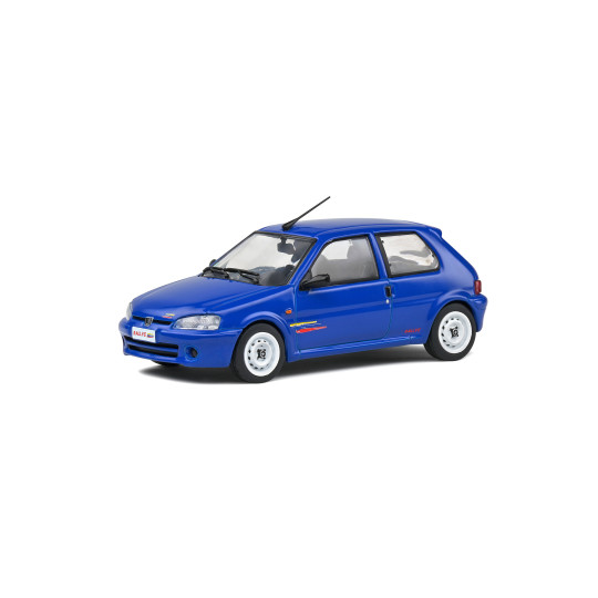 PEUGEOT 106 Bleu Rally Blue 1995 1/43 SOLIDO