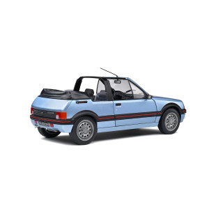 Peugeot 205 CTI 1986 Cabriolet Bleu Azzuro 1989 1/18 SOLIDO