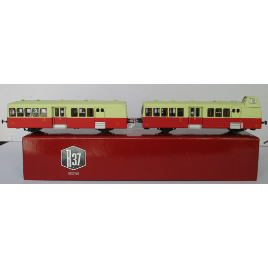 Autorail diesel FNC Coffret X 5600 Rouge Remorque SNCF 1/87 HO R37